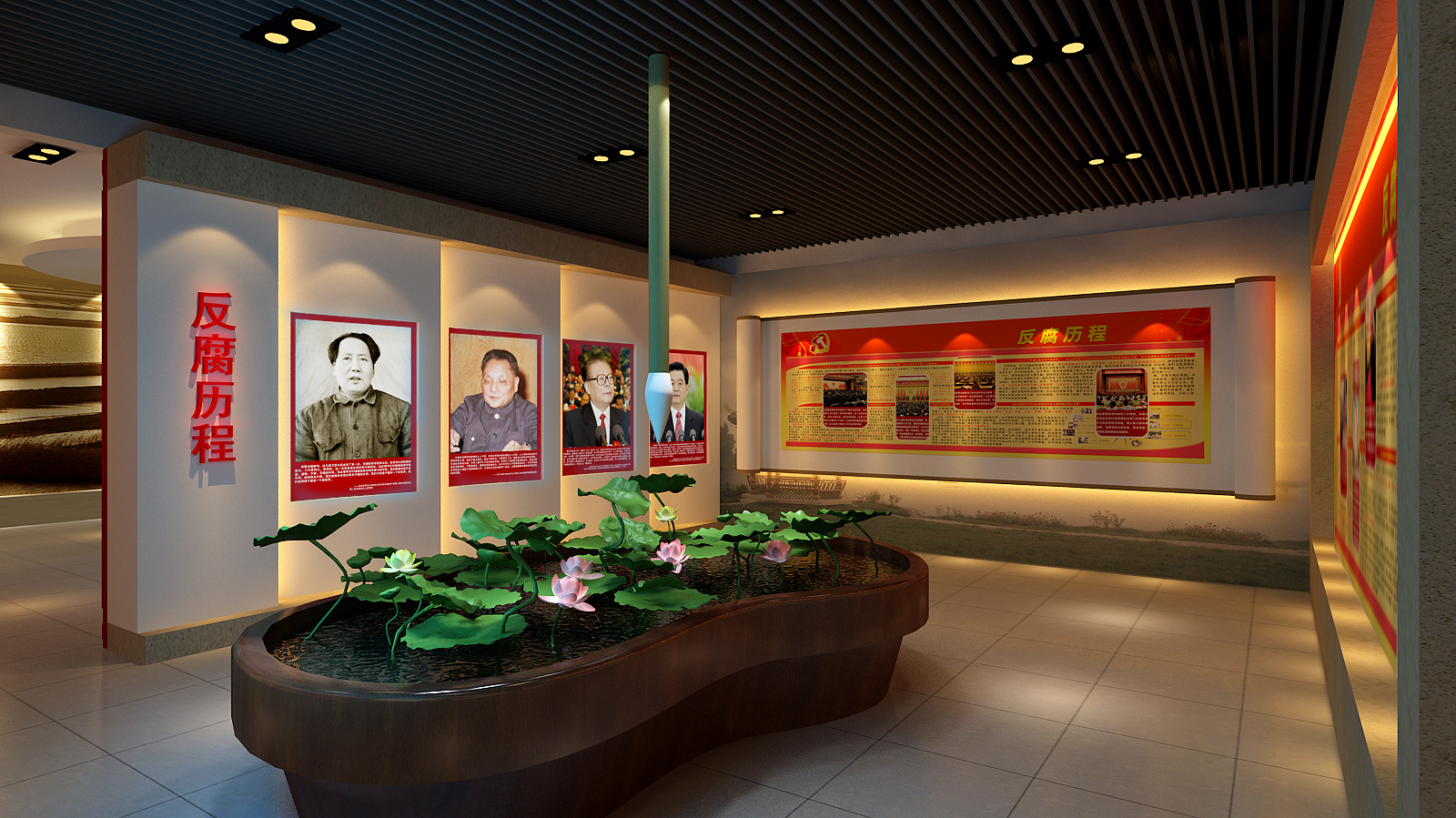 上饶信州区展厅效果图
