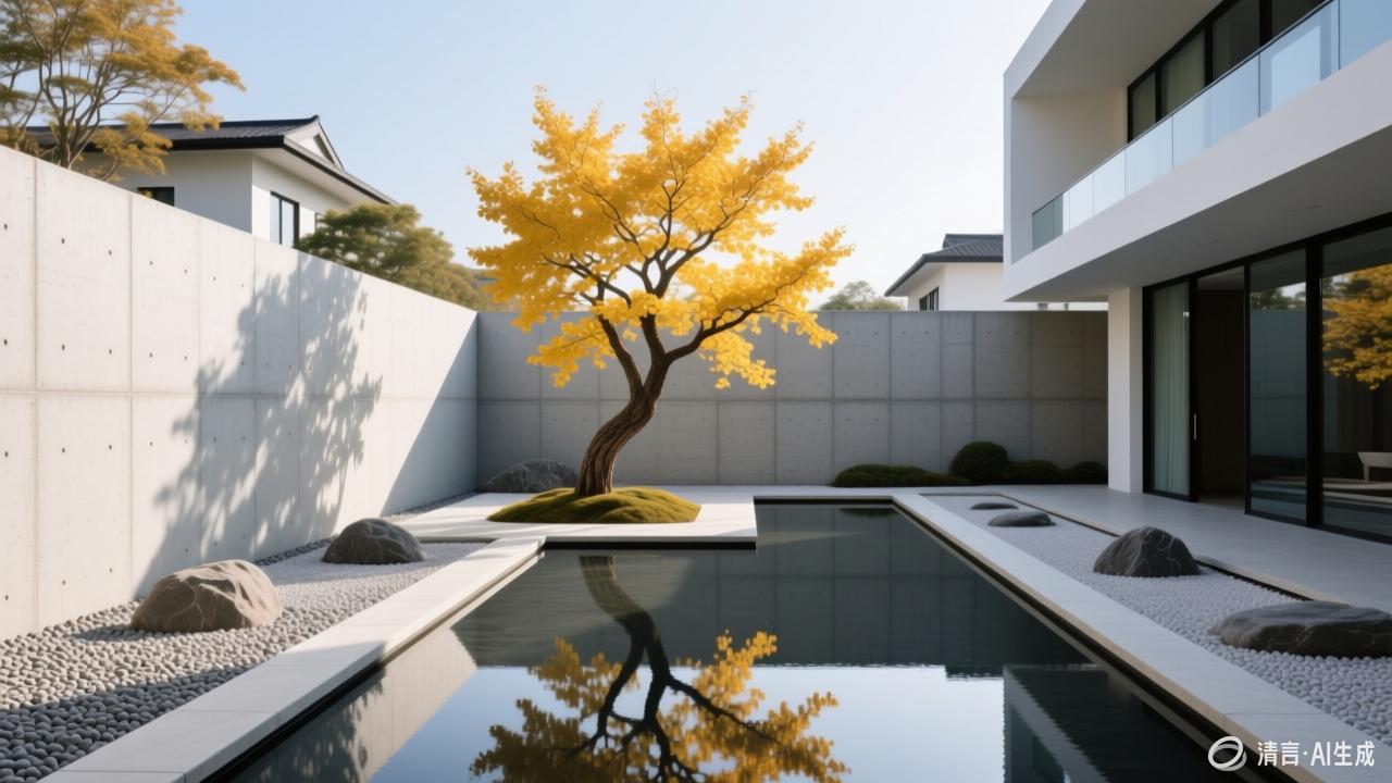 现代简约别墅效果图4